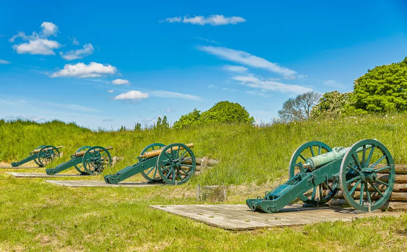 The cannons in Fredericia