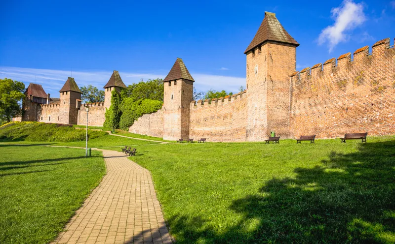 The town wall of Nymburk