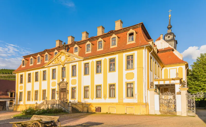 The castle in Diesbar-Seußlitz