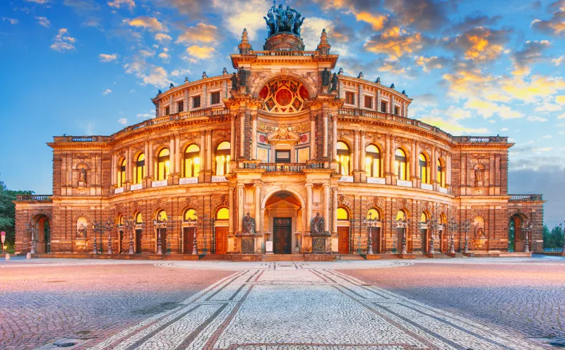 The Semperoper in Dresden