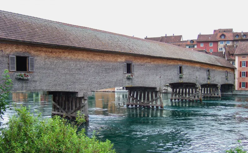 Pfahljoch bridge, Rhine bridge in Gailingen