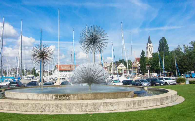 The Asco fountain in Romanshorn