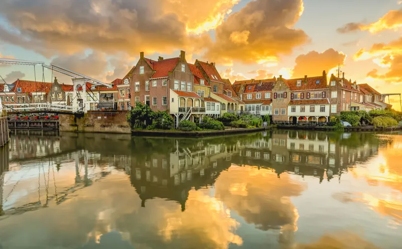 Sunset in Enkhuizen