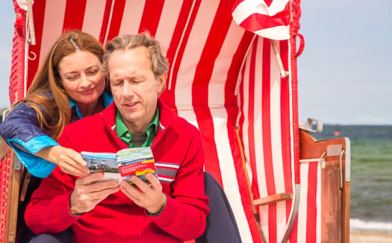 Relax in a beach chair