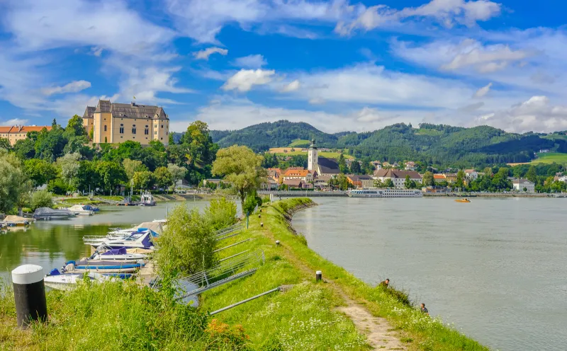 The Greinburg Castle in Grein