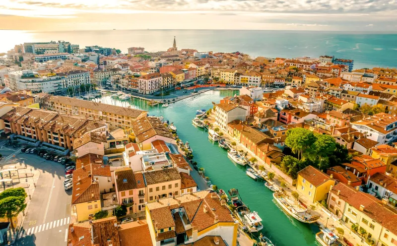 Harbour and canal in Grado