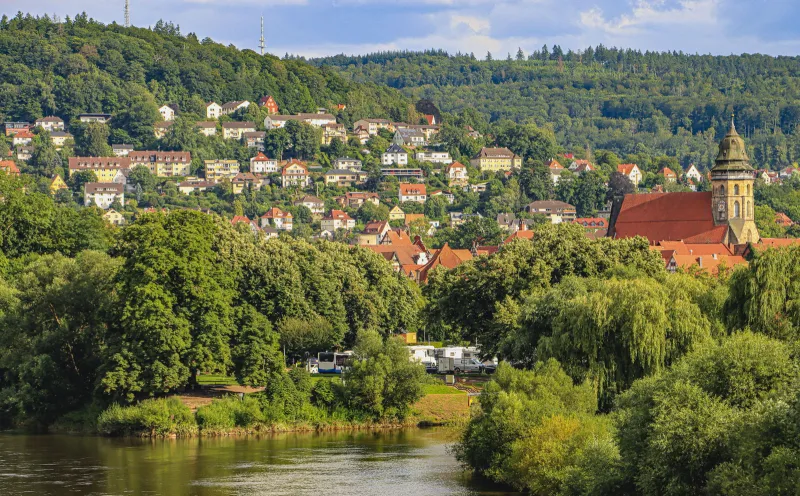 Hann. Münden Weserstein Town Church of St. Blasius