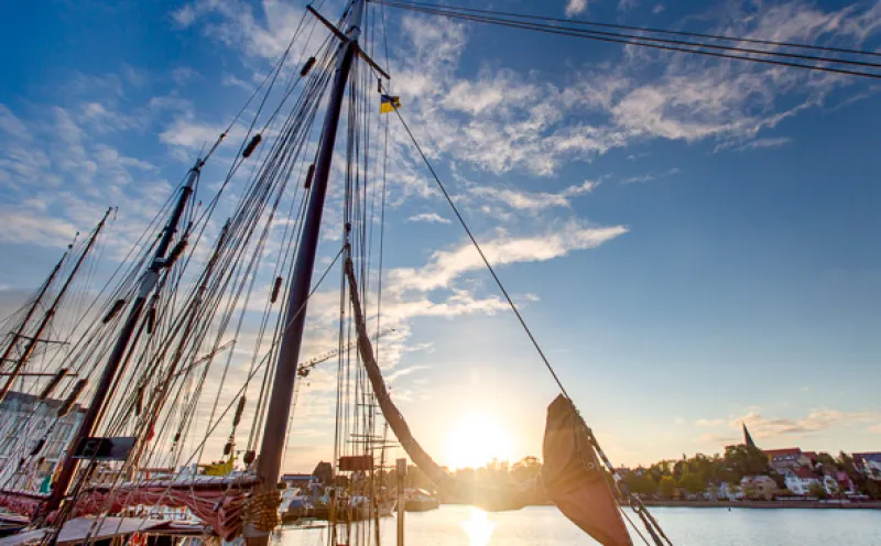 In the port of Eckernförde