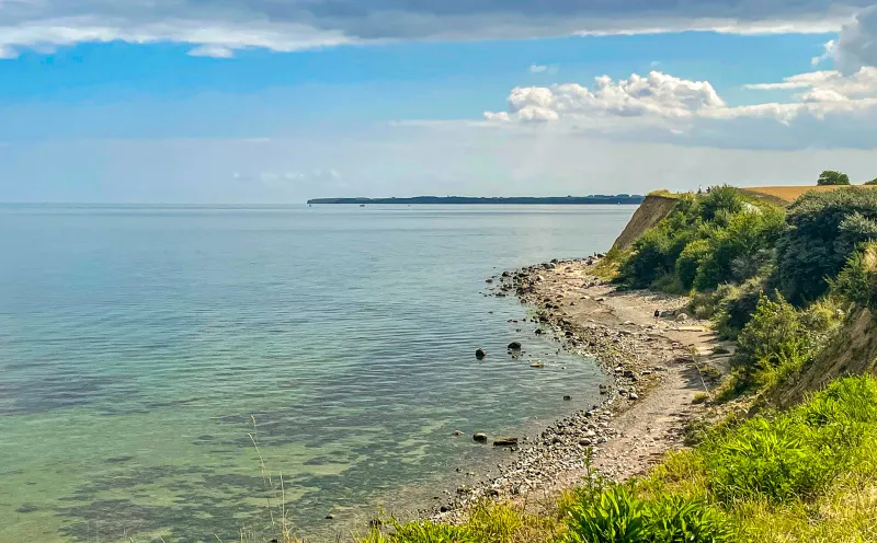 Steep coast near Travemünde