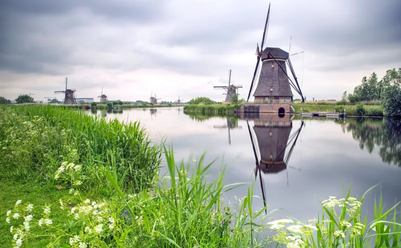 Kinderdijk windmill