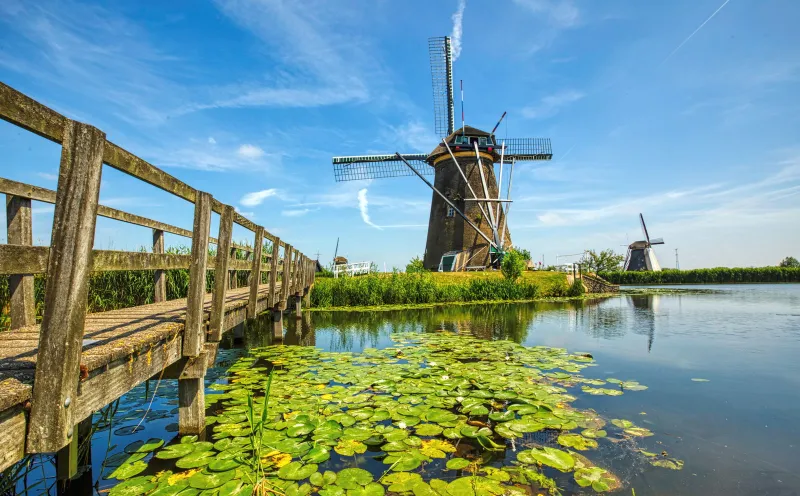 Kinderdijk, windmills