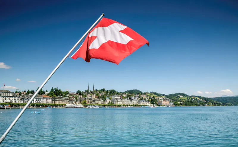 Swiss flag, Lucerne