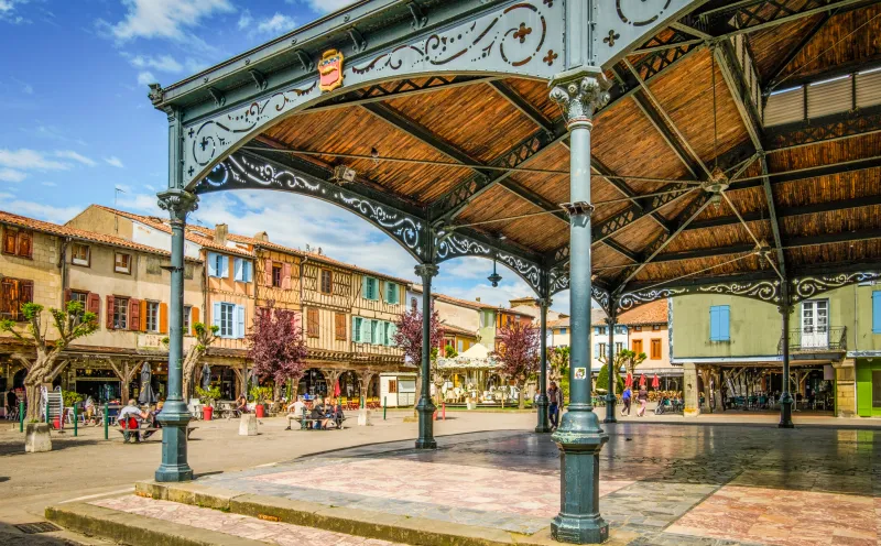 Mirepoix market hall