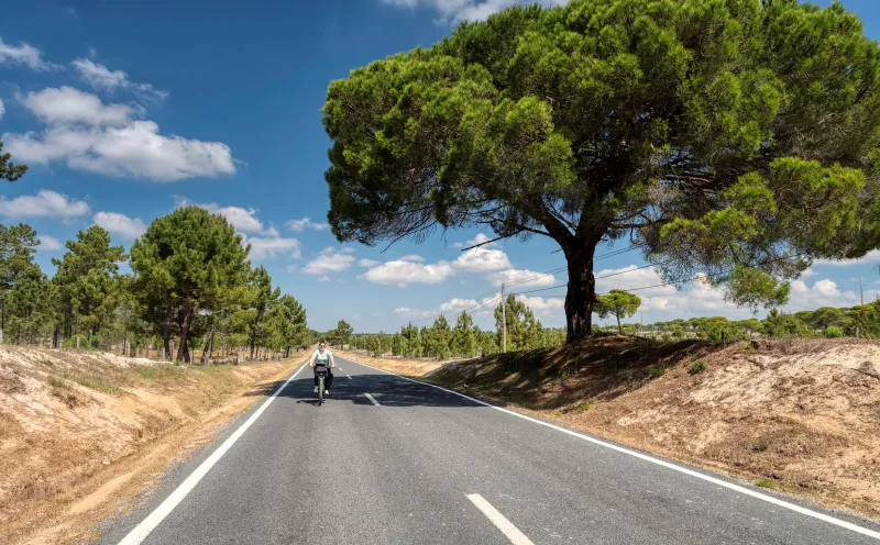 By bike on the Troja peninsula