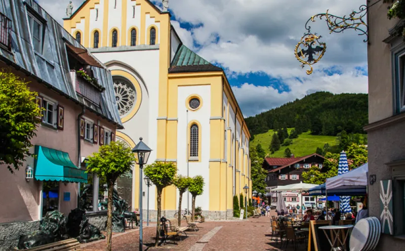Oberstaufen town
