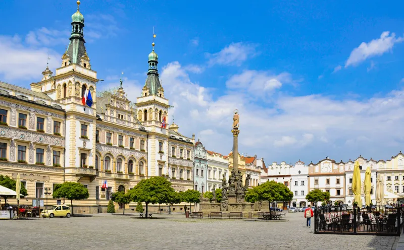 The town hall in Pardubice