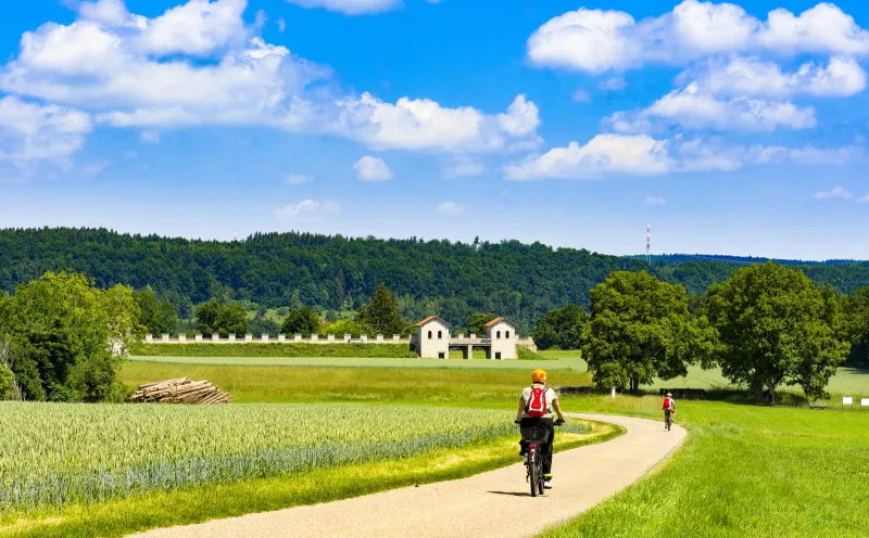 Pfünz, Roman fort, cyclist