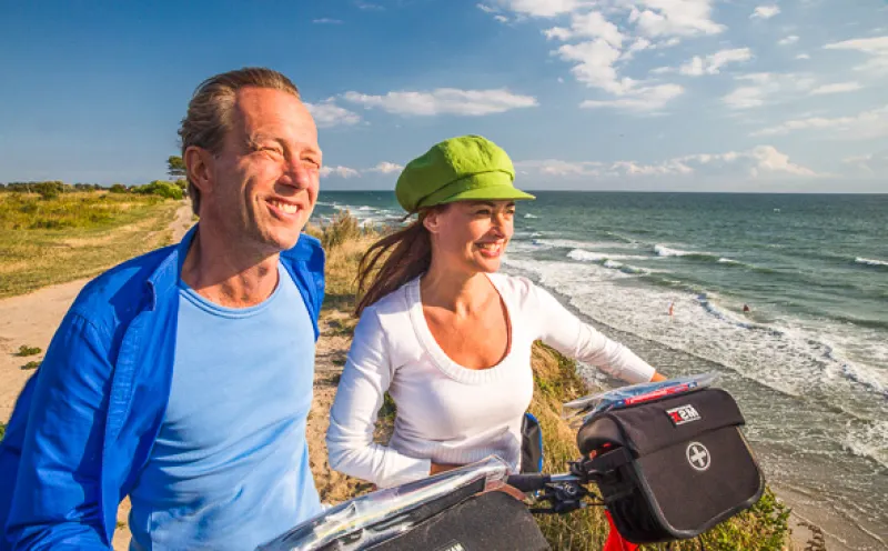 Cycling at the Baltic coast