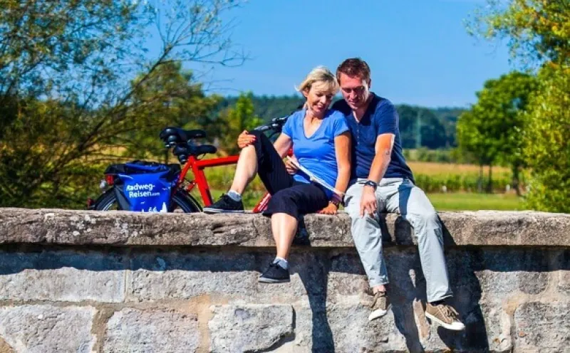 Cyclists in Ansbach