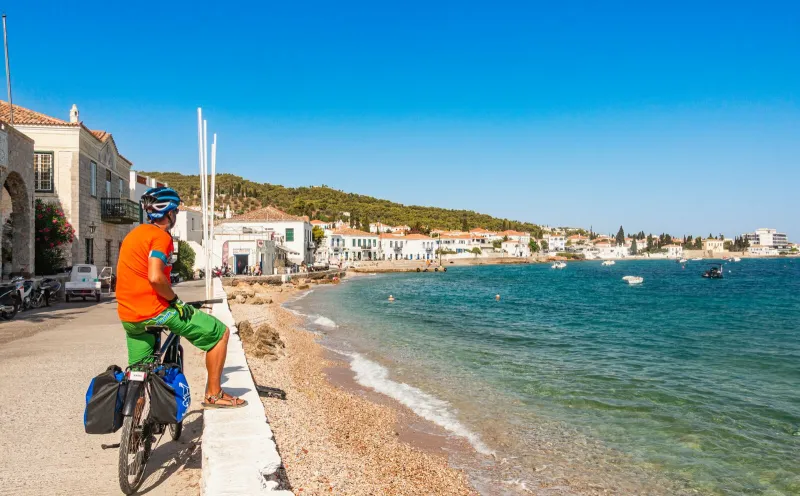Cycling Spetses Island