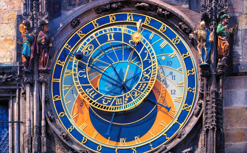 Prague City Hall Clock