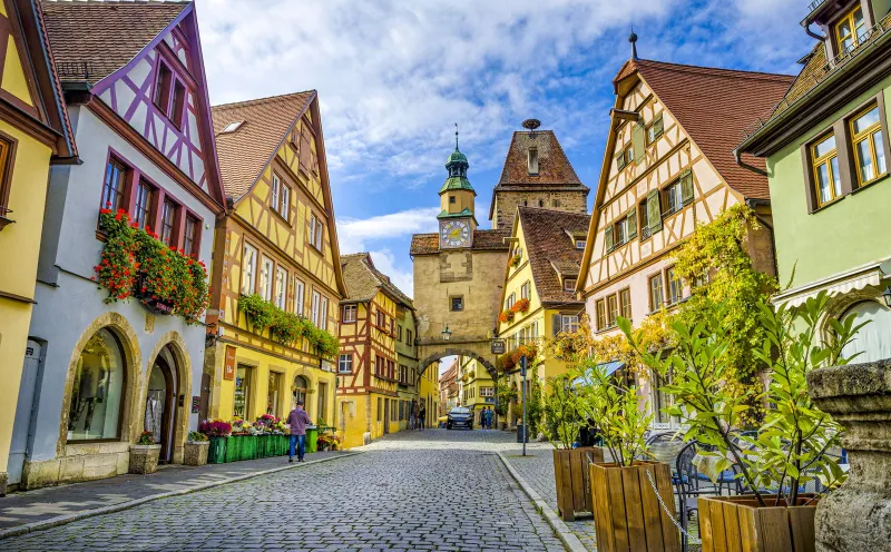 Medieval old town, Rothenburg