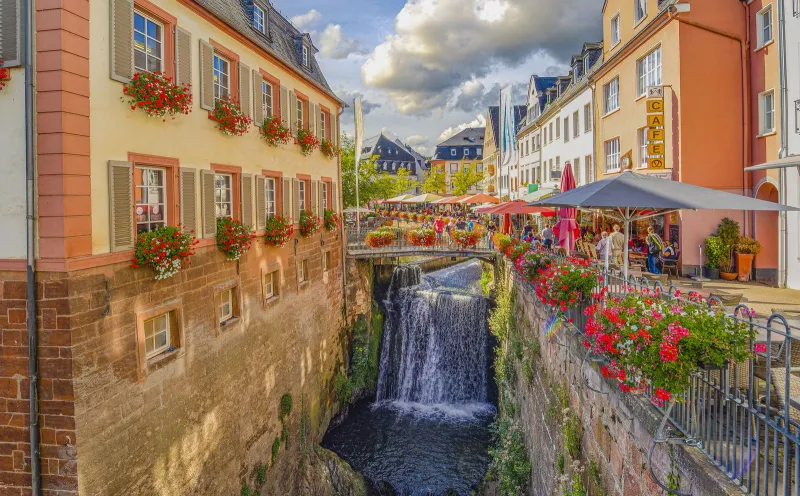 Saarburg waterfall