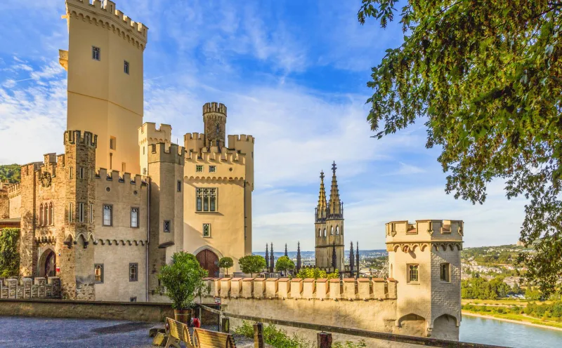 Stolzenfels Castle in Koblenz