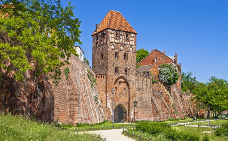 Tangermünde, town wall