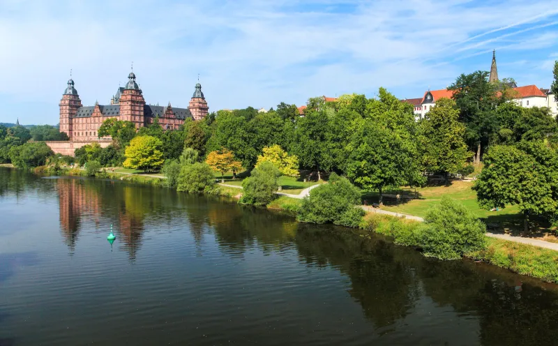 Johannisburg Castle, Aschaffenburg, Main