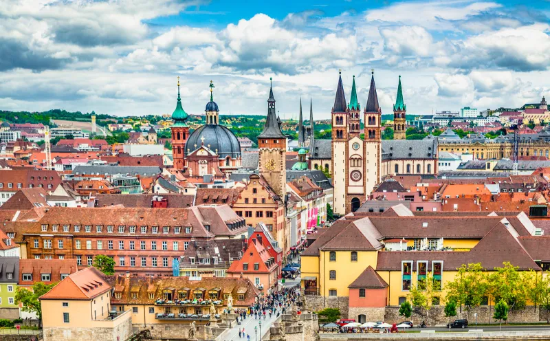 Würzburg, City, Sights, Old Main Bridge