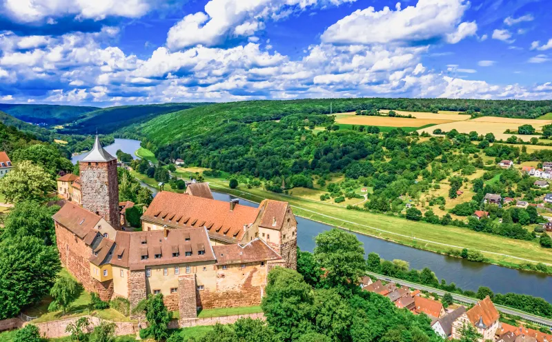 Rothenfels, castle, landscape