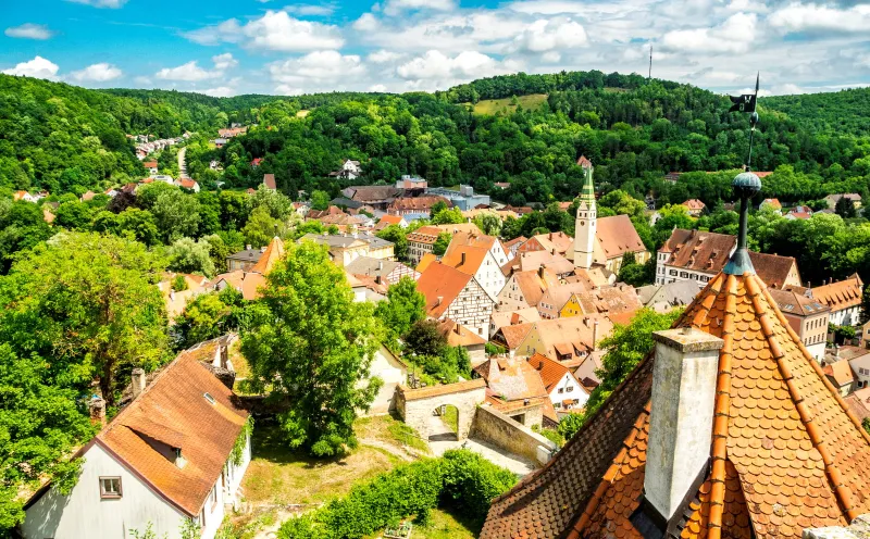 View from Pappenheim Castle