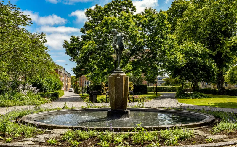 City park in Ängelholm