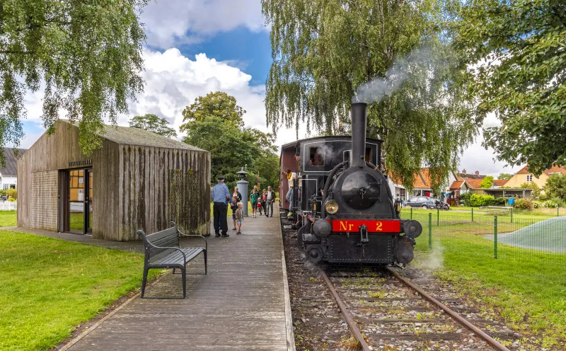 Museum railroad in Bandholm