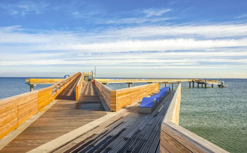 Adventure bridge in Heiligenhafen