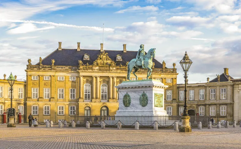 Amalienborg Palace in Copenhagen