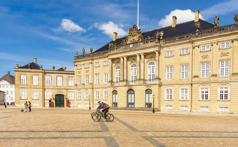 Castle Amalienborg in Copenhagen