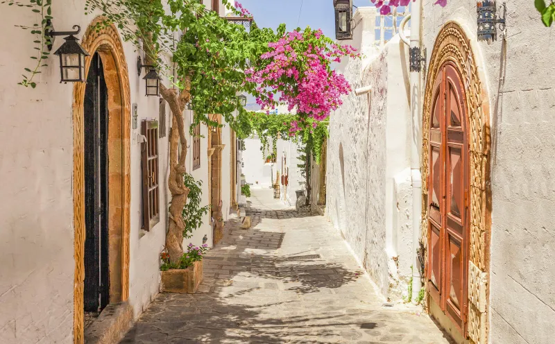 Alley in Lindos
