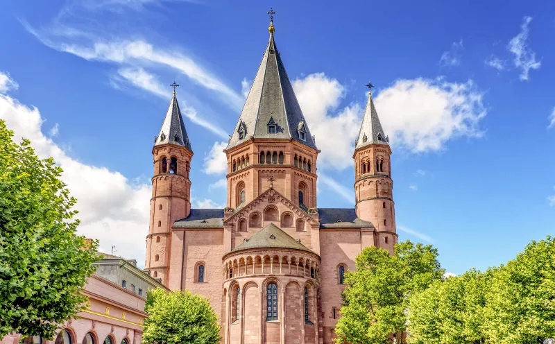 View of the Mainz Cathedral