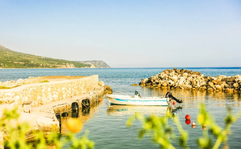 Port of Trapezaki near Mousata