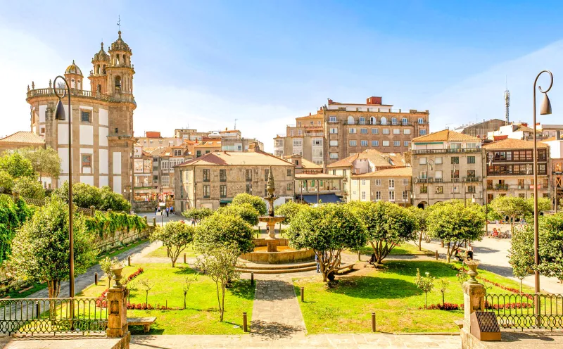 Plaza de la Herreria in Pontevedra
