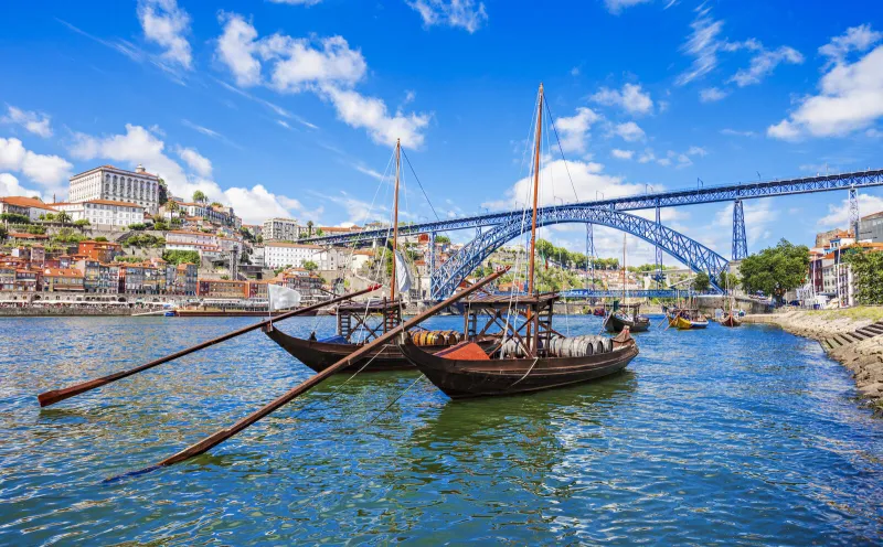Boats off Porto