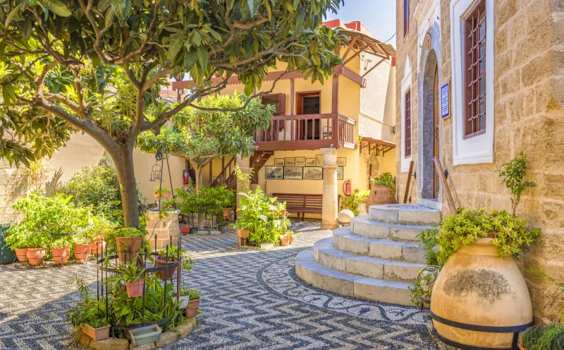 Courtyard on Rhodes