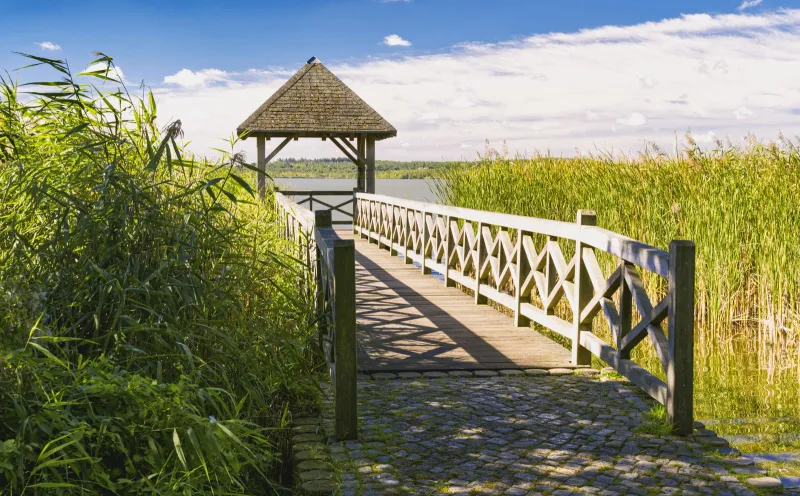 Lake Zierker See in Neustrelitz