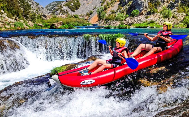 Kayaking in the Zrmanja Canyon