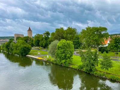 View of Ochsenfurt from the Old Main Bridge