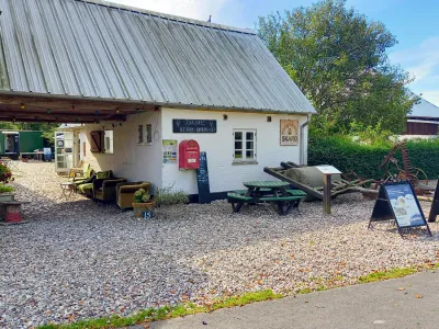 Ice cream parlor on the island of Skarø