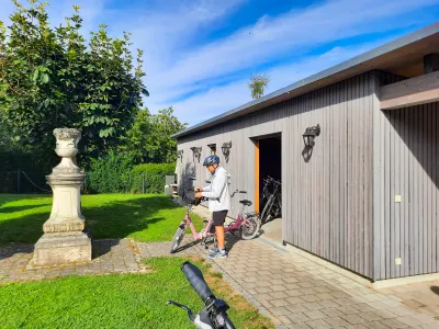Eichstätt-Wasserzell – Bicycle shed at the Hotel Hirschenwirt