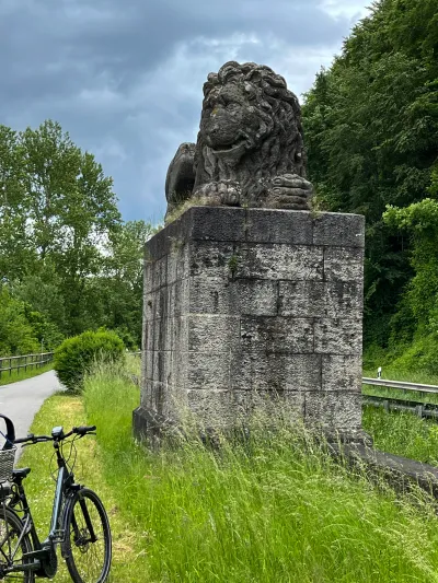 Lion monument near Bad Abbach